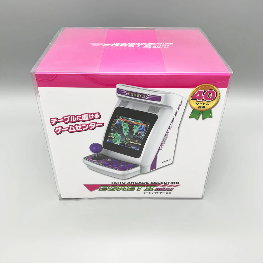 Taito Egret II min 투명 디스플레이 케이스 수집 상자용 상자 보호대 1개