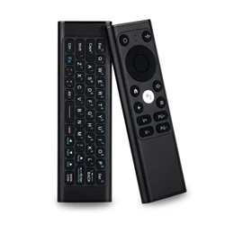 iPazzPort Mini Keyboard 2.4G&Bluetooth Wireless Universal TV Remote Keyboard with Air Mouse and IR, Rechargeable,Aluminum Alloy