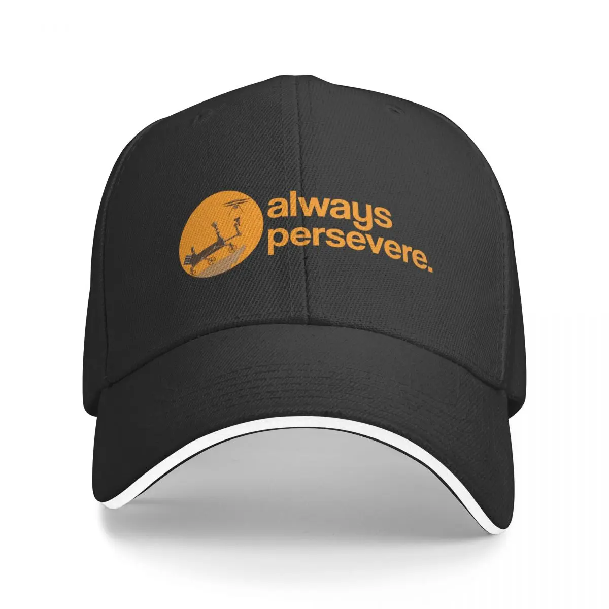 mars 2020 perseverance rover always persevere motivational qoute design Baseball Cap Rave Golf Hat Man Men's Women's