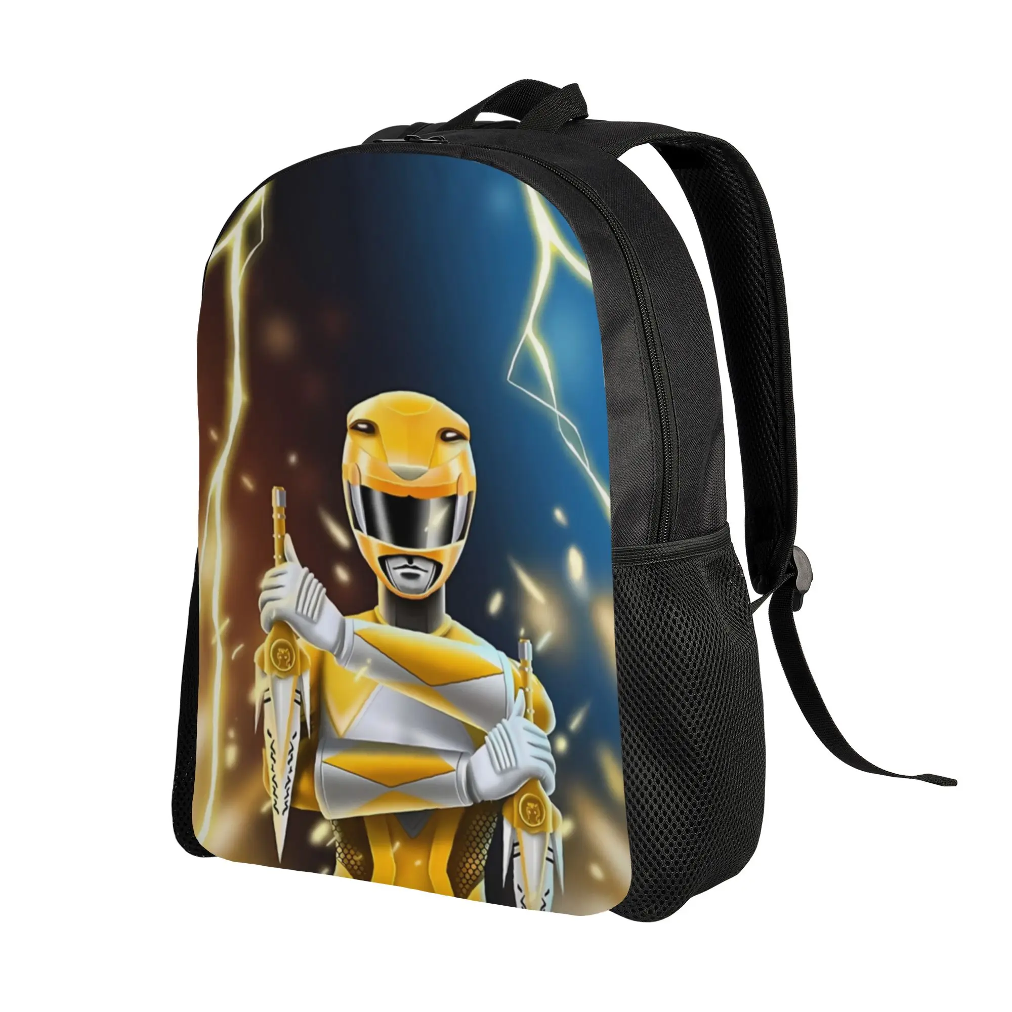 Super Sentai Laptop Bag Back to school season Yellow Warrior  Personalised Backpack