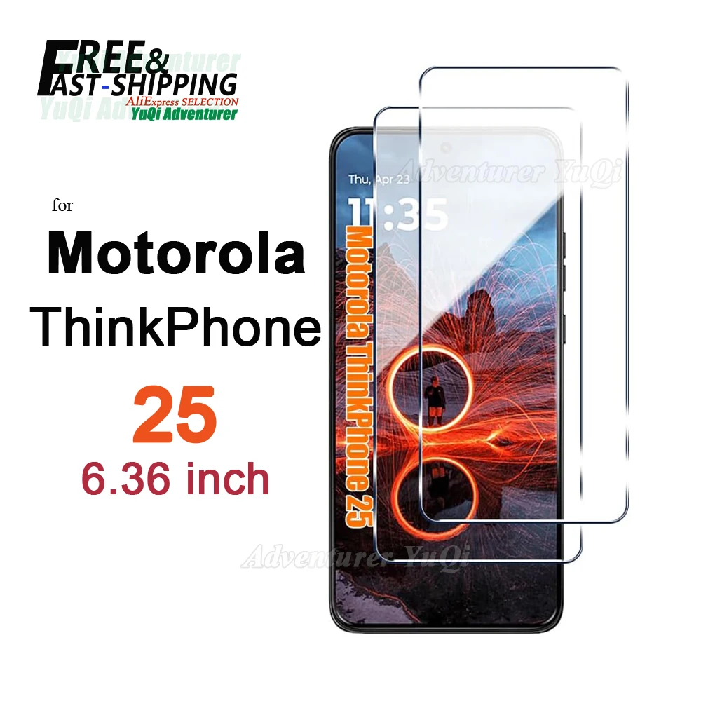 Screen Protector For Motorola ThinkPhone 25 6.36 inch Tempered Glass HD Crystal Mica 9H Anti Scratch Case Friendly Clear