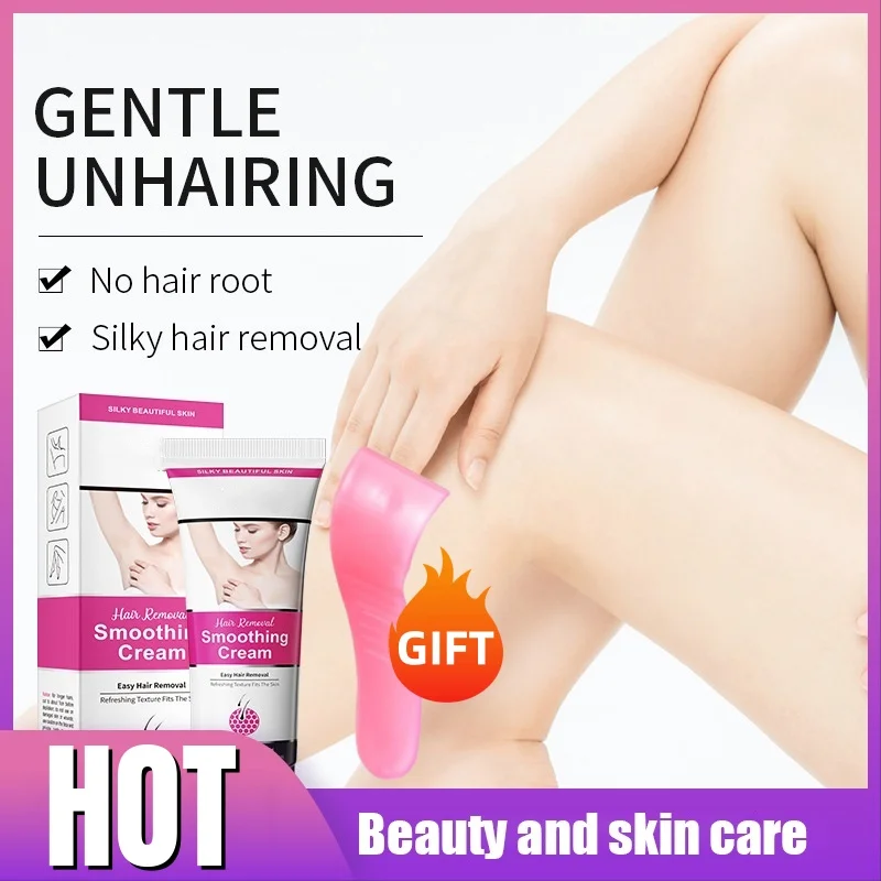 

Fast Hair Removal Cream Painless Hair Growth Inhibitor Arm Armpit Legs Permanent Depilatory for Men Women Beauty Health Care 50g