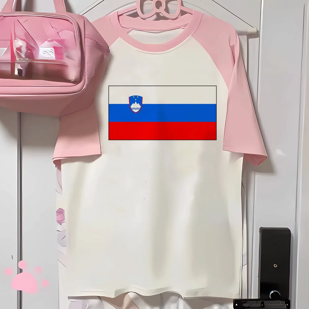 Slovenia t shirt women printed design t shirt female harajuku clothing