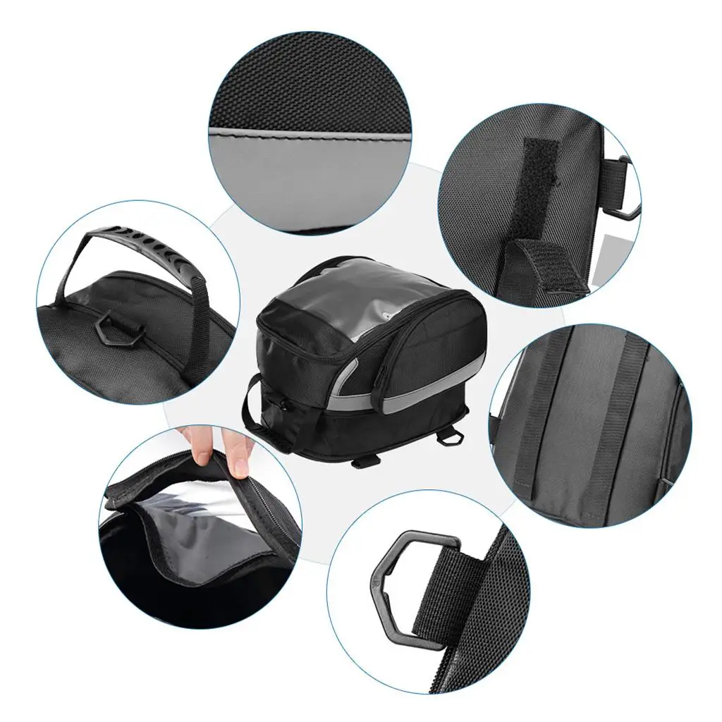 

Motorcycle Rear Tail Seat Bag Saddle Bags Waterproof Luggage Bag Bike Bag
