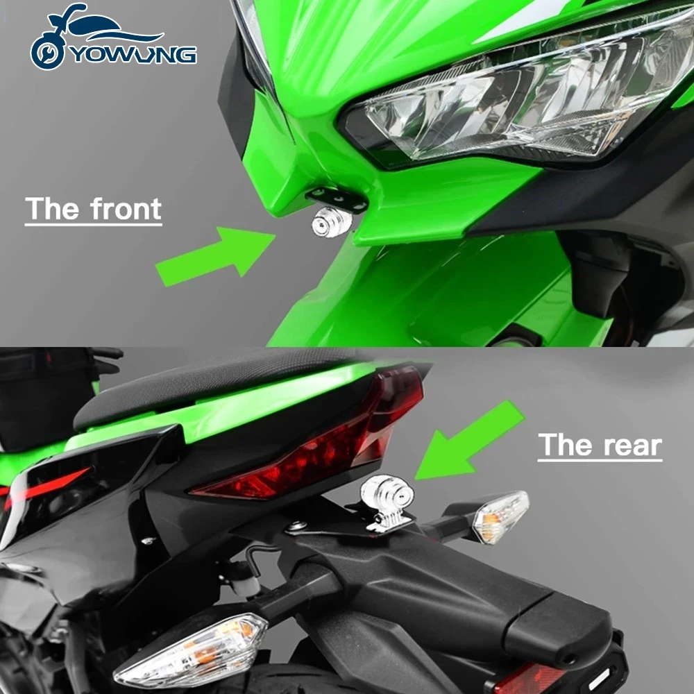 

Motorcycle Accessories For Kawasaki Ninja 400 500 Ninja 650 2018 -2023 2024 Front/Rear DVR Data Logger Navigation Bracket Holder