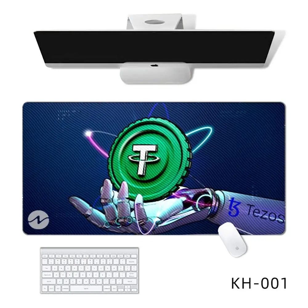 Virtual currency Mouse Pad Mouse Pads For Desk, Gaming Mouse Pad,  with Stitched Edges and Non-Slip Rubber Base