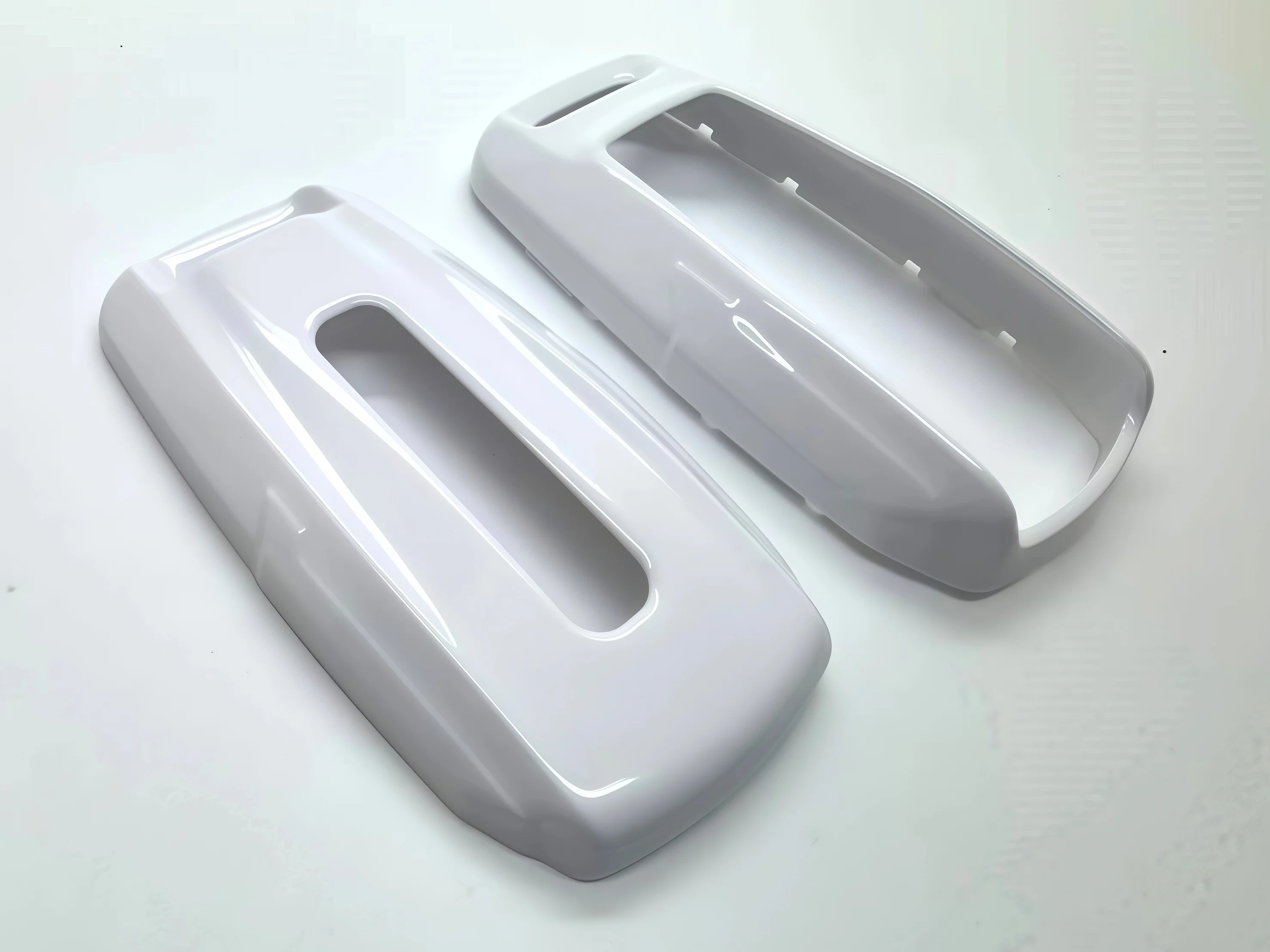 

2pcs Hard Plastic Key Shell Cover Protective Case Housing for Dodge 2019-2024 RAM 1500 2500 3500 Key Fob Replacement Accessories