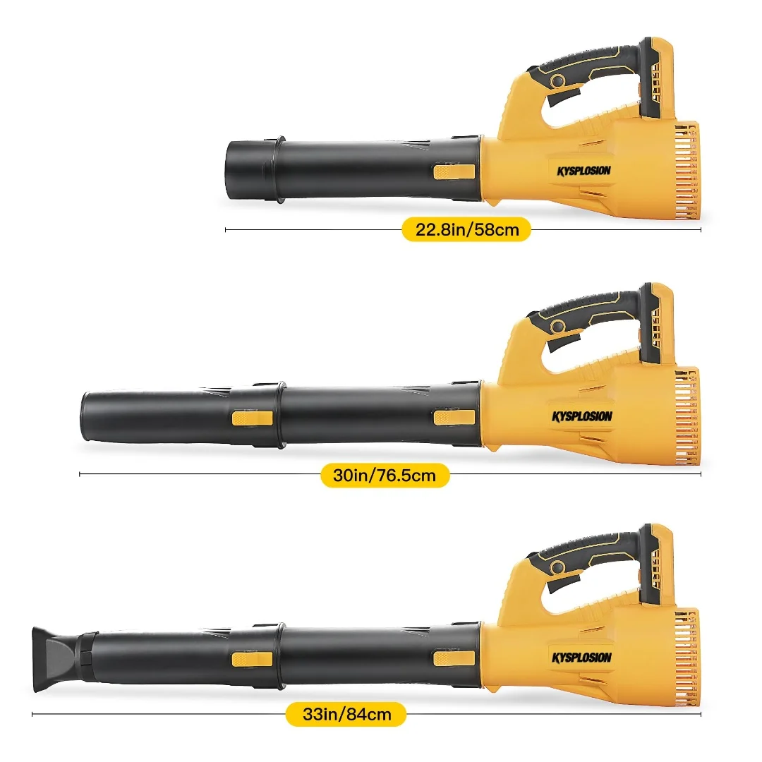 Cordless Brushless Leaf Blower Turbo Boost Compatible with Dewalt 20V Max Battery Powered Handheld 6 Variable Speed Switch