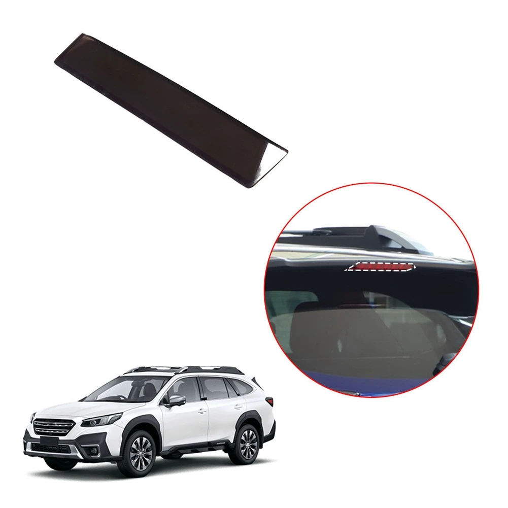 Car Smoked Black Rear High Mount Stop Lamp Third Brake Tail Light Decoration Frame Cover for Subaru Outback Forester