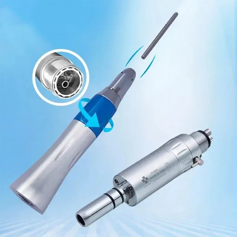 Rolamento de cerâmica Triplo Spray Água Resfriamento LED Handpiece Set, 1:1, proporção 4:1, velocidade lenta, Handpiece reta, Contra Ângulo Motor