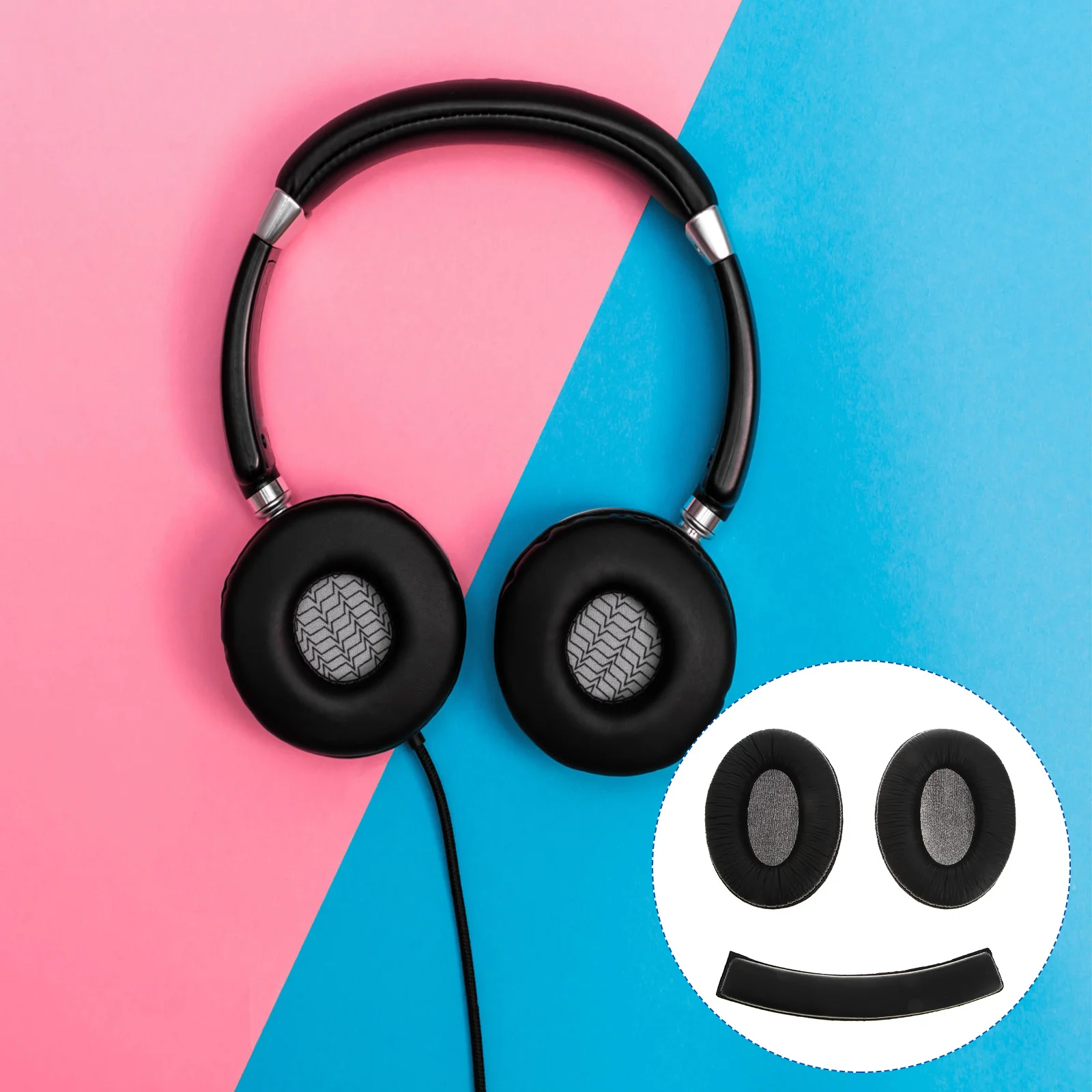 

Pair Headset Ear Cushions Replacement Soft Foam Ear Pads Noise Isolating Fit Hd202 Hd212 Hd437 Hd447 Hd457 Hd477