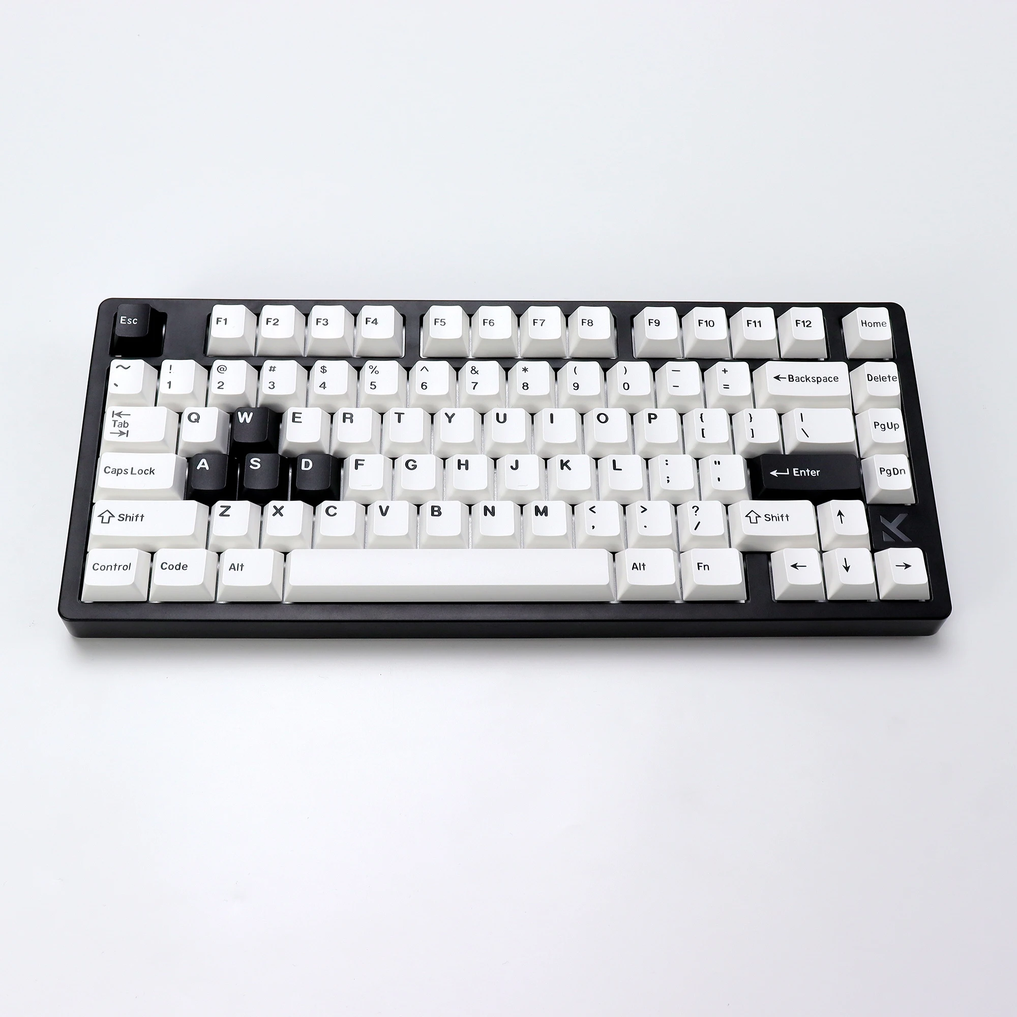 KBDiy GMK BOW Keycap Cherry Profile PBT White Keycaps Double Shot Mechanical Keyboard for Aula F87 F108 F99 Pro ACE60 ACE68 75%