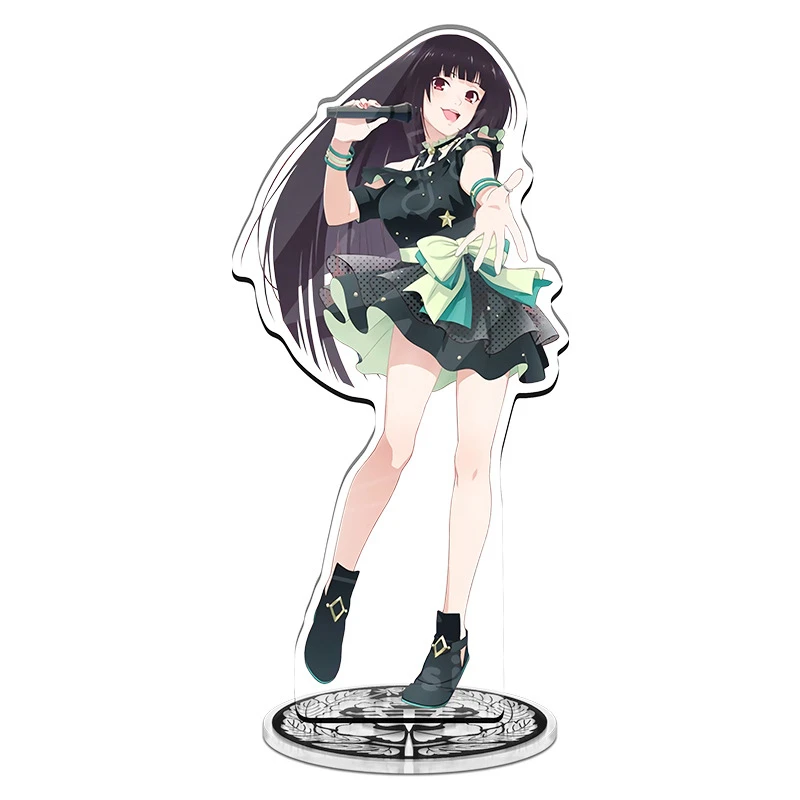 Anime Kakegurui Acrylic Stand figure Yumeko Jabami/Mary Saotome/Kirari Momobami Stand Plate Cosplay Prop Decor Cartoons Gifts