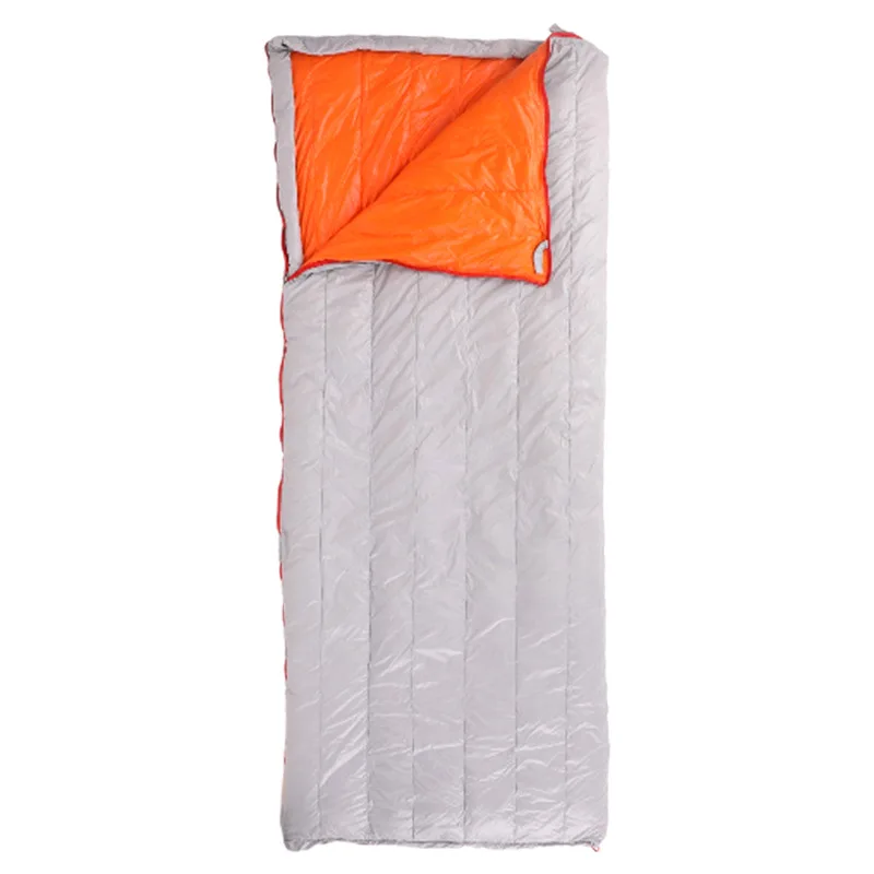 Outdoor Camp Single Sleeping Bag Goose Down Single Double Splice Waterproof Ultralight Compression Portable Storage Slumber Bag