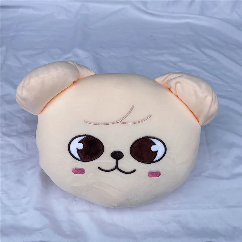 New Kpop Cartoon Leeknow Cotton Pillow Lovely Cat Rabbit Dolls Stuffed Soft Animal Plush Toys Kawaii Cushion Gift For Boys Girls