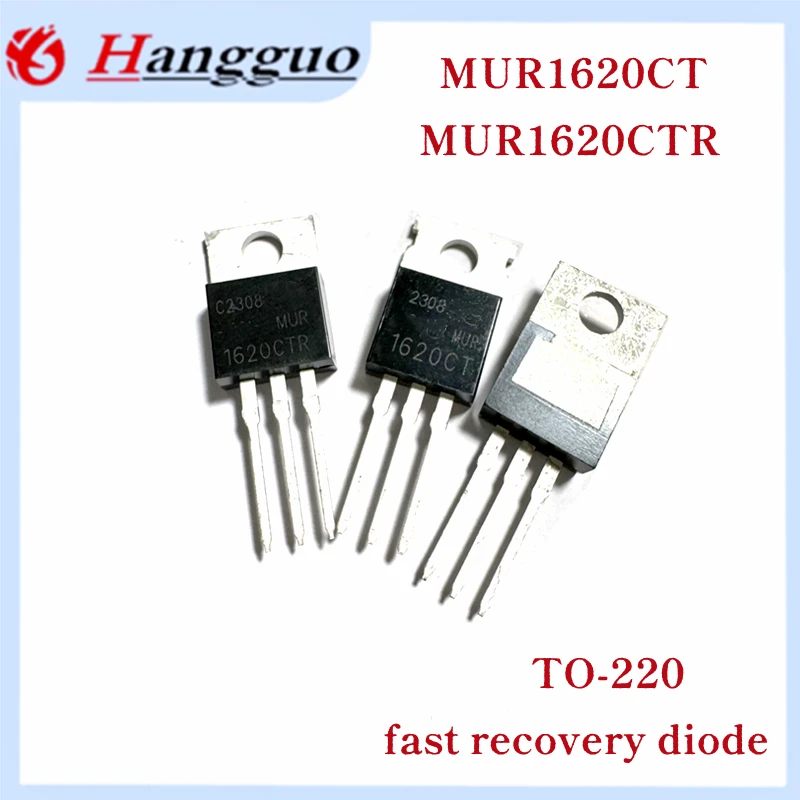 10PCS/Lot MUR1620CT MUR1620CTR TO-220 Fast recovery diode best quality