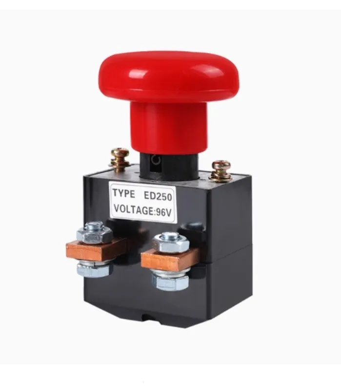 Emergency Button Stop Switch Disconnect Switch Electric Vehicle ED125A/250A 96V