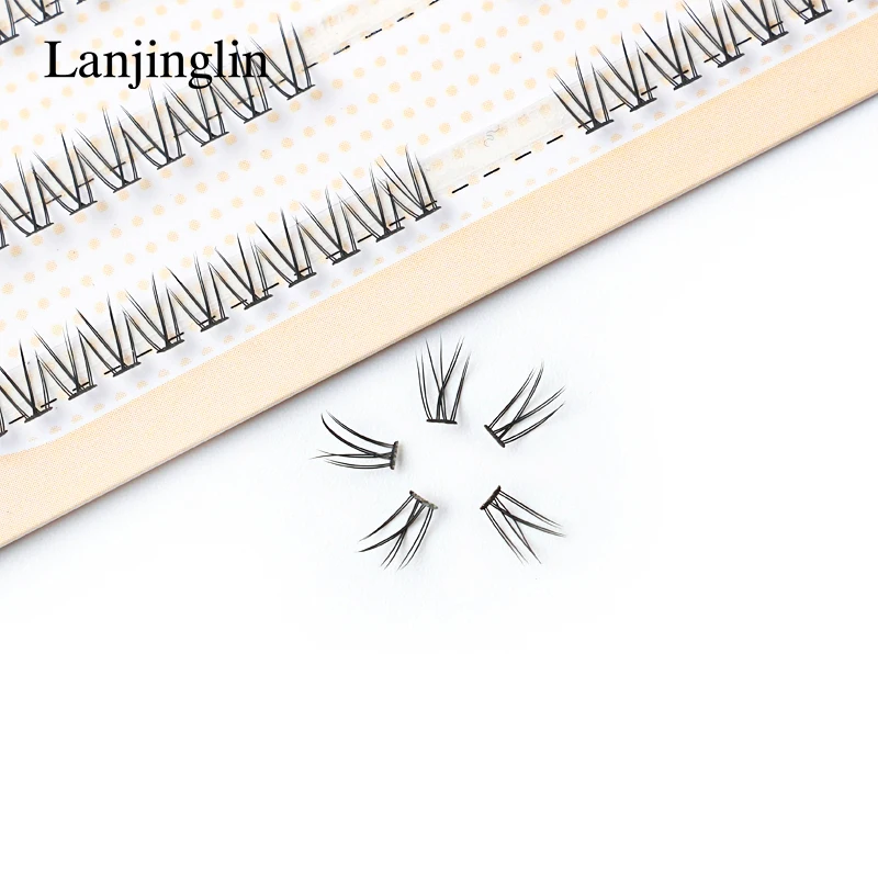 New Individual Lashes Lower Eyelashes 4/5/6mm Natural Lower Under Eyelash Easy Grafting Makeup False Eyelashes Extension Tools