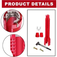 HoT Wrench 8 in 1 Multifunctional English Key Repair Plumbing Wrench Tool 8/14 in 1 Flume Wrench Sink Faucet Plumbing ToolsNews