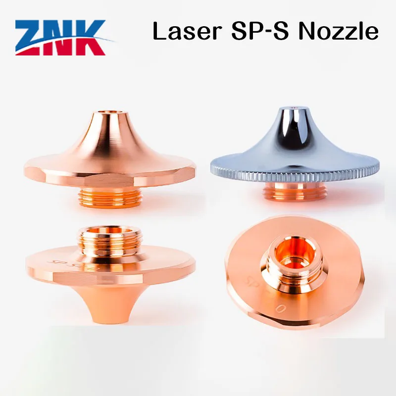 ZNK 10Pcs/Lot SP-S Nozzle With steps inside Single Layer D28H15M11 Caliber 1.0-5.0mm For HANS Raytools BM06K Fiber Laser Head