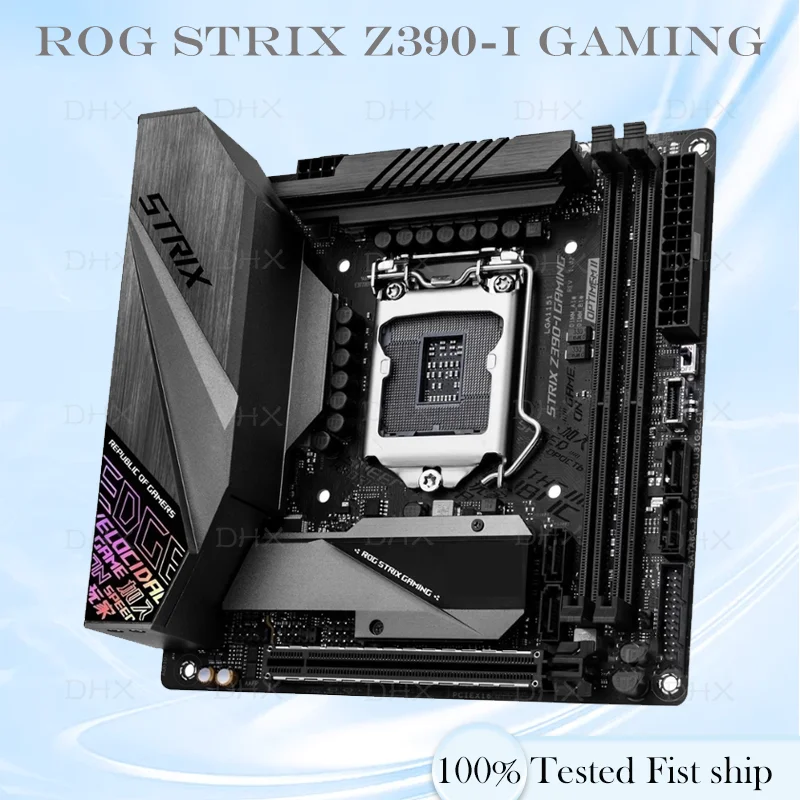 For ROG STRIX Z390-I GAMING Motherboard 64GB 2*M.2 HDMI PCI-E3.0 LGA 1151 DDR4 Mini-ITX Z390 Mainboard 100% Tested Fully Work DH