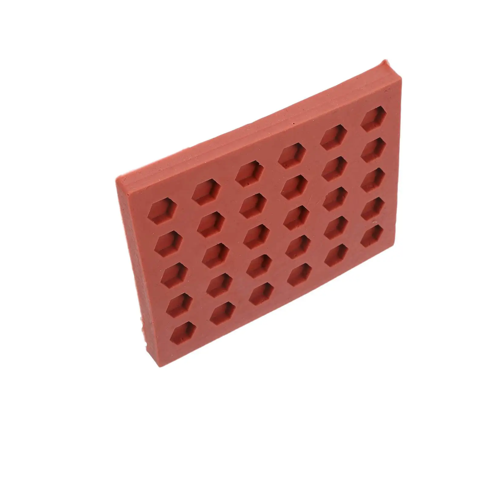Mini Hexagon Brick Mold Soft Silicone Precise Hexagonal Design for Sand Table Landscape DIY Miniature Bricks Cement Concrete