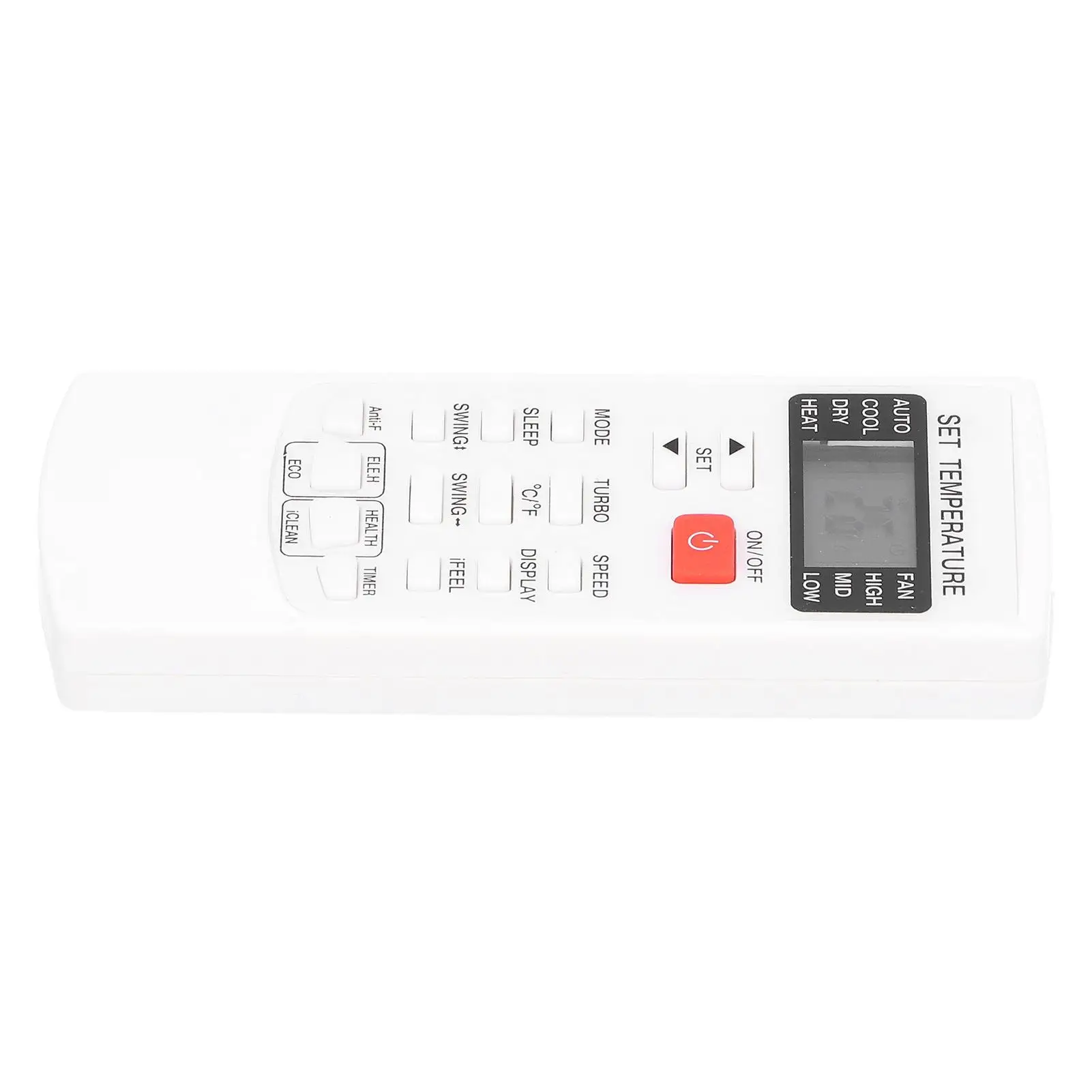 Replacement ABS Remote Control for aux YKR-H/102E Air Conditioner - White Accessory