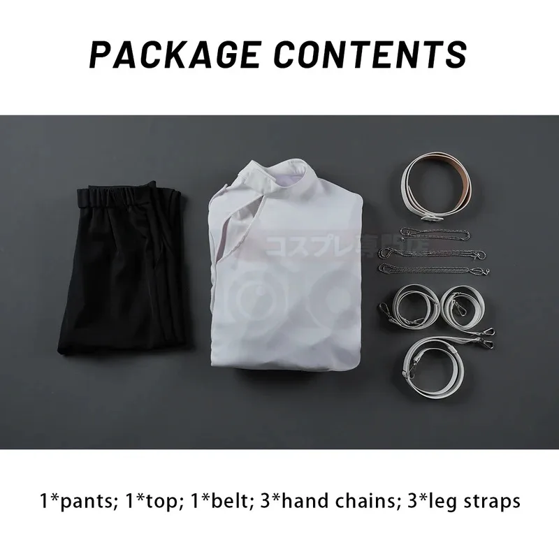 Sky05 HOLOUN Alien Stage Luka disfraz de Cosplay blanco elegante fiesta cola camisa pantalones uniformes de carnaval Navidad Año Nuevo G99JIu @