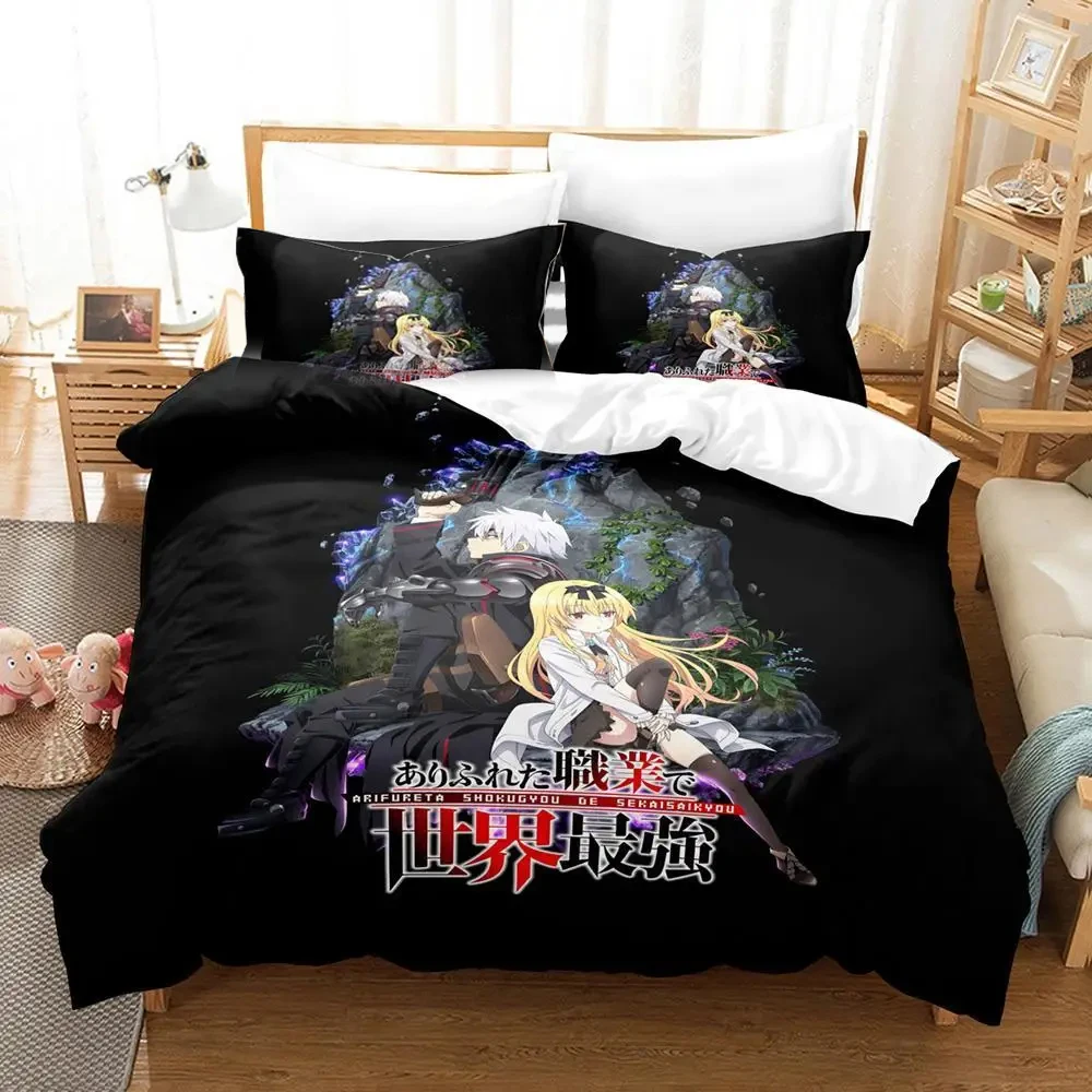 3D Anime Arifureta From Commonplace To World's Strongest Bedding Set Duvetcover Quilt Cover Pillowcase Comforter King Queen Size