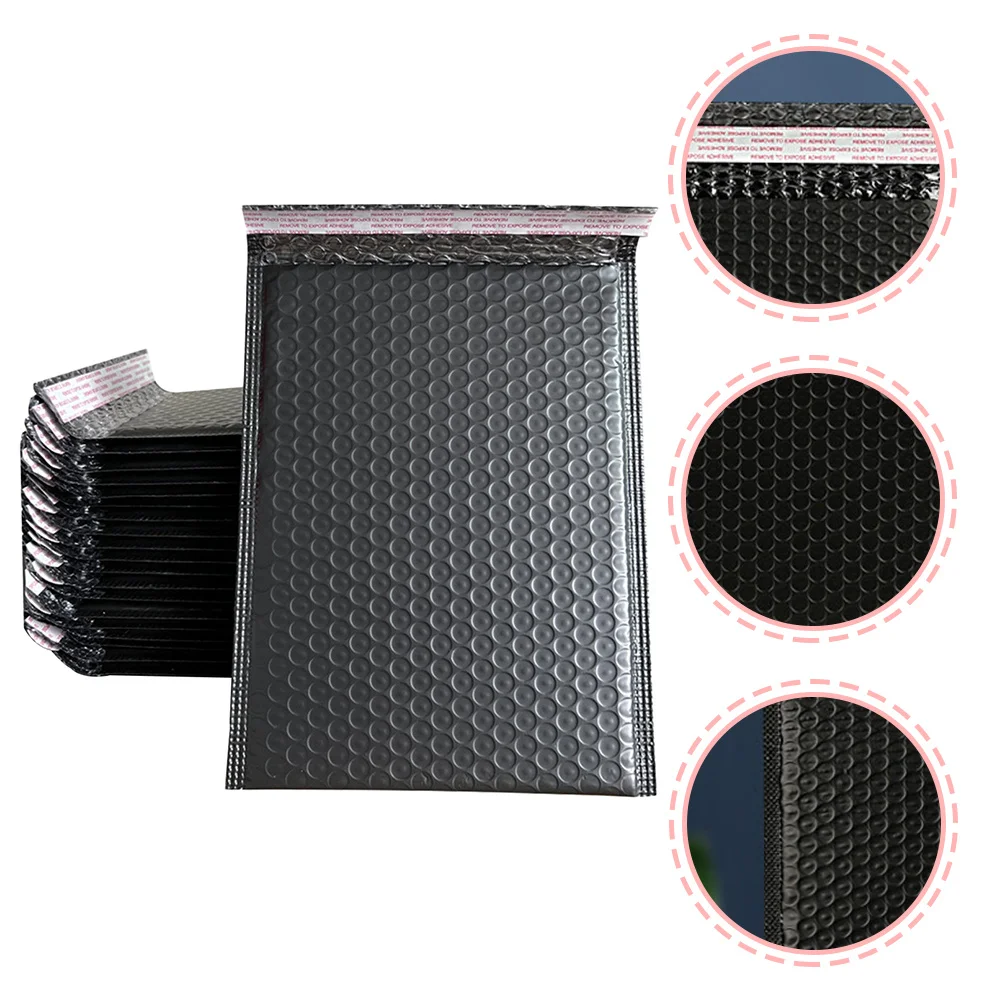 Sacs d'expédition rembourrés auto-scellants à bulles, enveloppes d'expédition de protection pour cosmétiques, bijoux et vêtements, 20 pièces