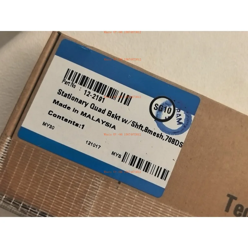 12-2191 Agi lent Dissolution Instrument Accessories, Stationary Quad Bskt W Shft 8mesh 708DS New Unopened