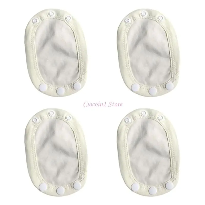 Y1UB 4PCS เสื้อผ้าเด็กส่วนขยาย พลาสติกสแน็ปผ้าอ้อมผ้าอ้อมค็อตค็อต