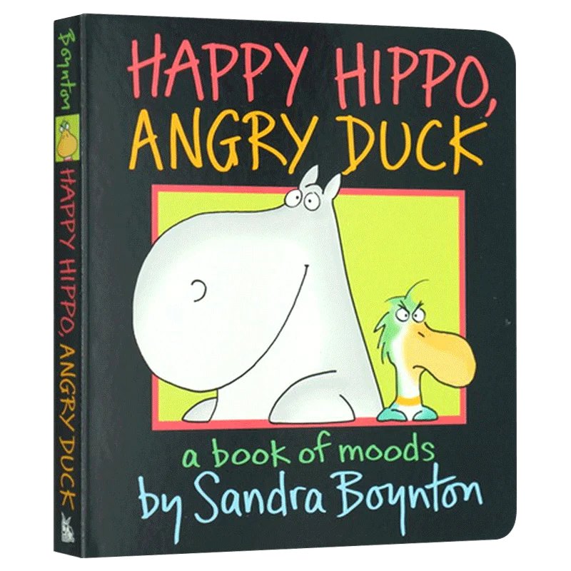 

Happy Hippo Angry Duck,Baby Children's books aged 1 2 3 English picture book, 9781442417311