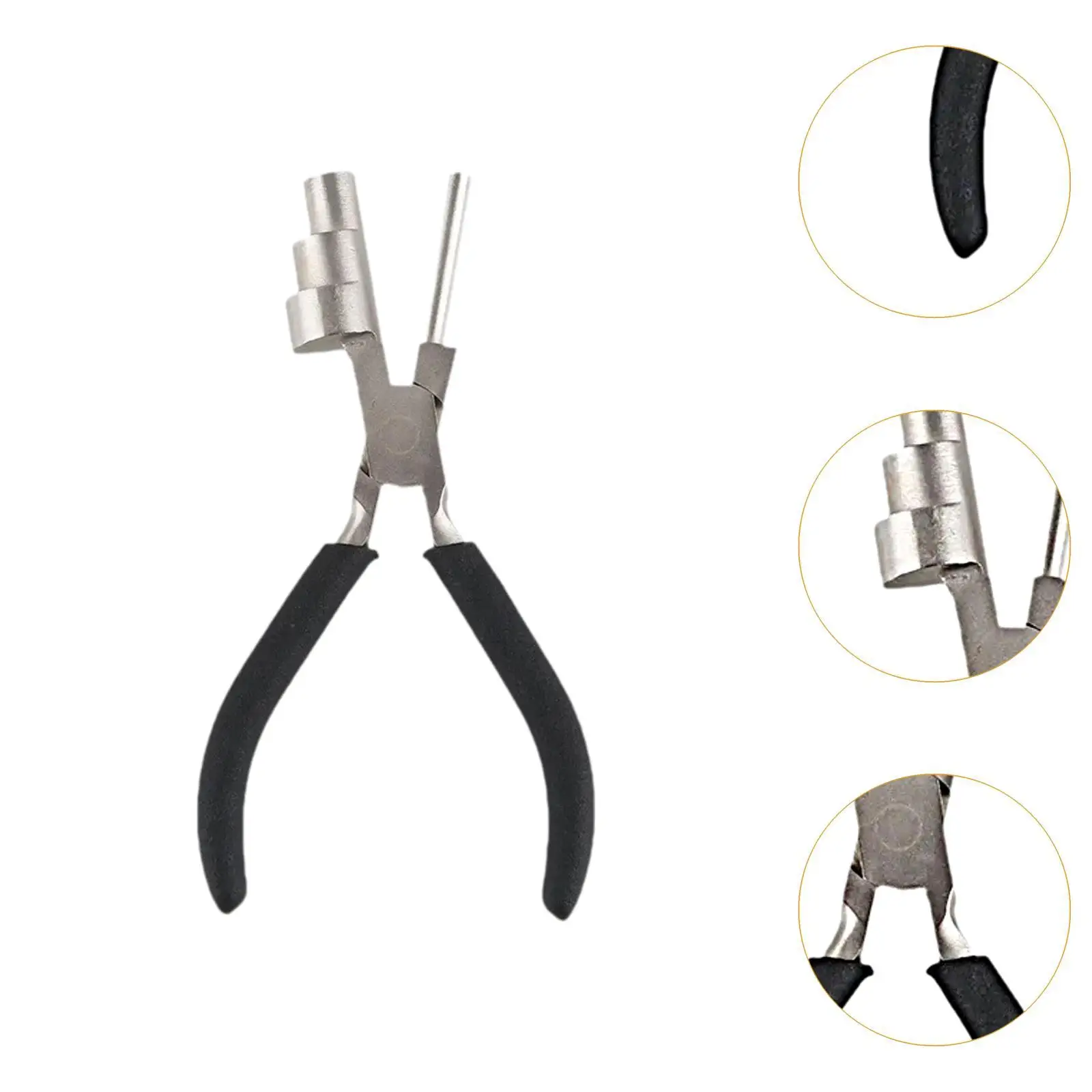 Round Nose Pliers Comfortable Handle High Carbon Steel Jewelry Pliers for Beading Jewelry Making Tool DIY Enthusiast Jump Rings