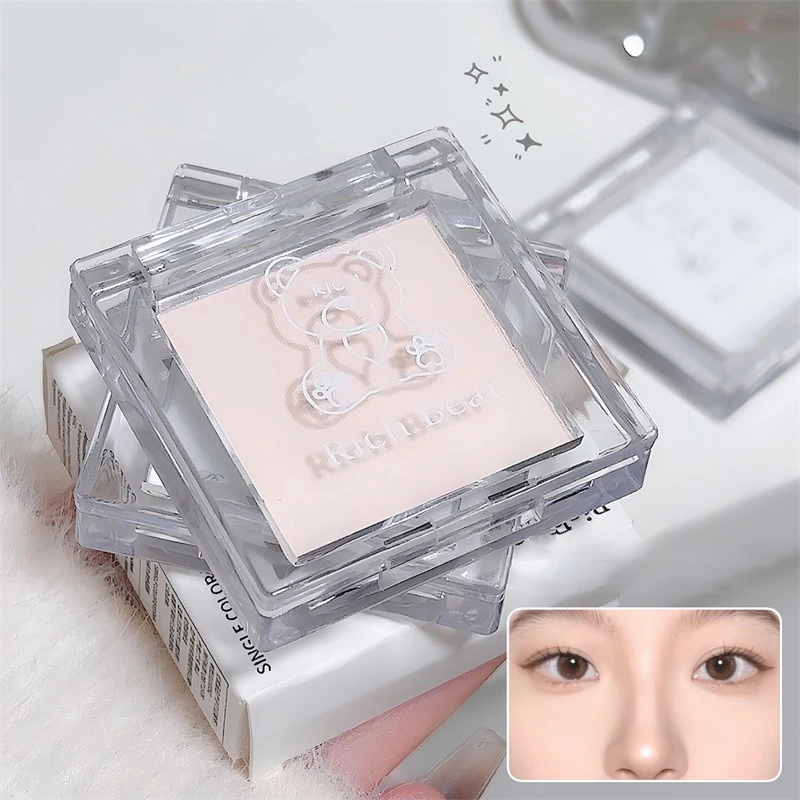 Mattes Highlighter-Puder für Tränenrillen und unter den Augen, natürlicher reinweißer aufhellender Schatten, 3D-Kontur-Gesichtsstraffungs-Make-up – Detail 8