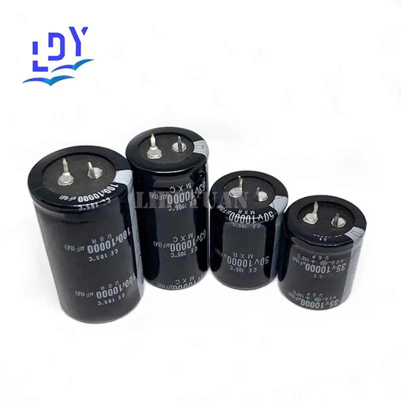 1pcs ox horn Capacitor 100v 6800uf Size 30X50/60 35X50/60 Aluminum electrolytic capacitor 6800uf 100v audio