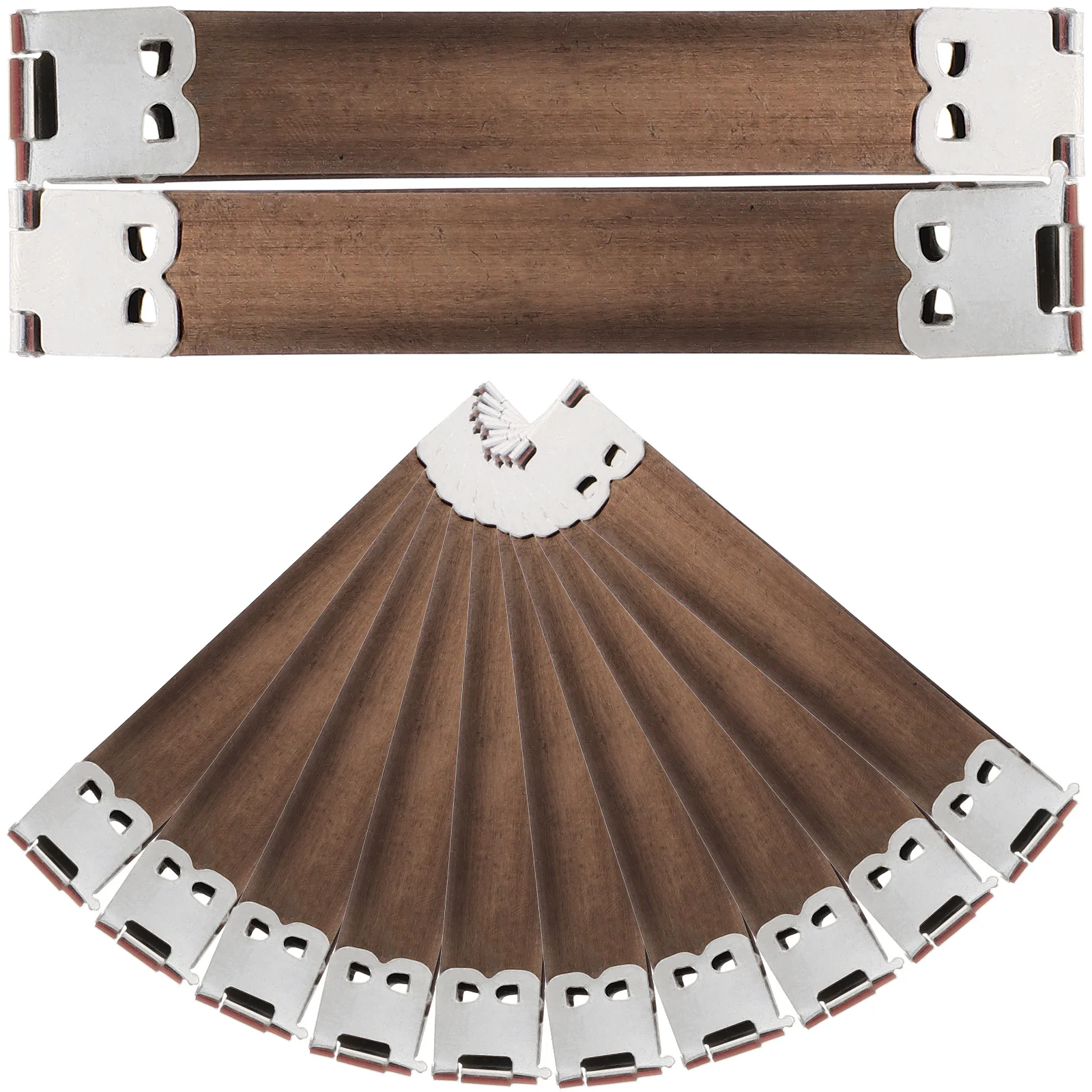 

100Pcs 10Cm Frames Metal Internal Hinges for Sewing Handbag Replacement Spring Clip DIY Purse Clasp Coin Bag