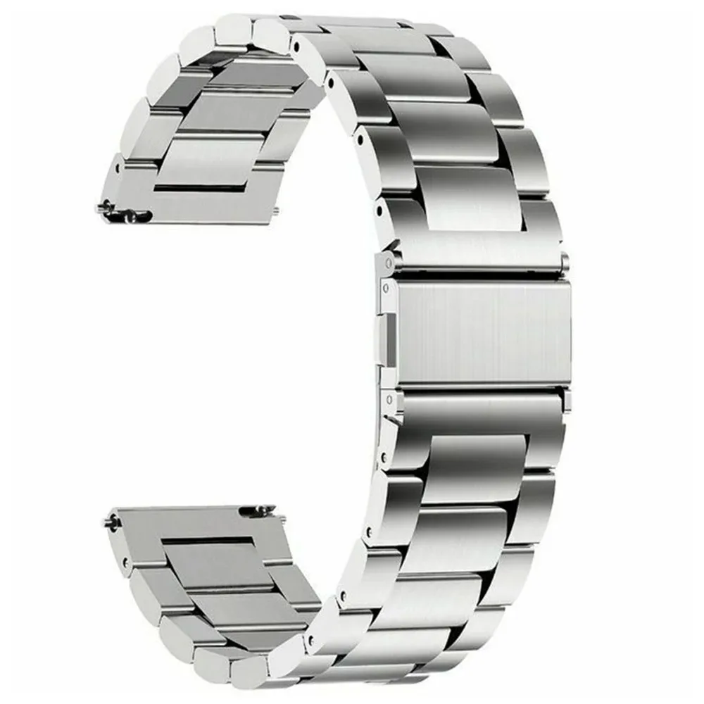 18mm 20mm 22mm Uhren armband Edelstahl armband, Schnell verschluss, Ersatz kompatibel mit Smartwatch, traditionelle Uhr – Detail 5