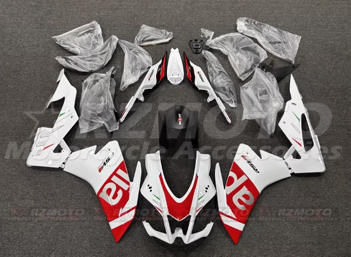 Hochwertiges Neues ABS-Vollverkleidungs-Kit Passend für Aprilia RSV4 1000 2016 2017 2018 2019 Karosserie-Set Maßgefertigt Schwarz Rot