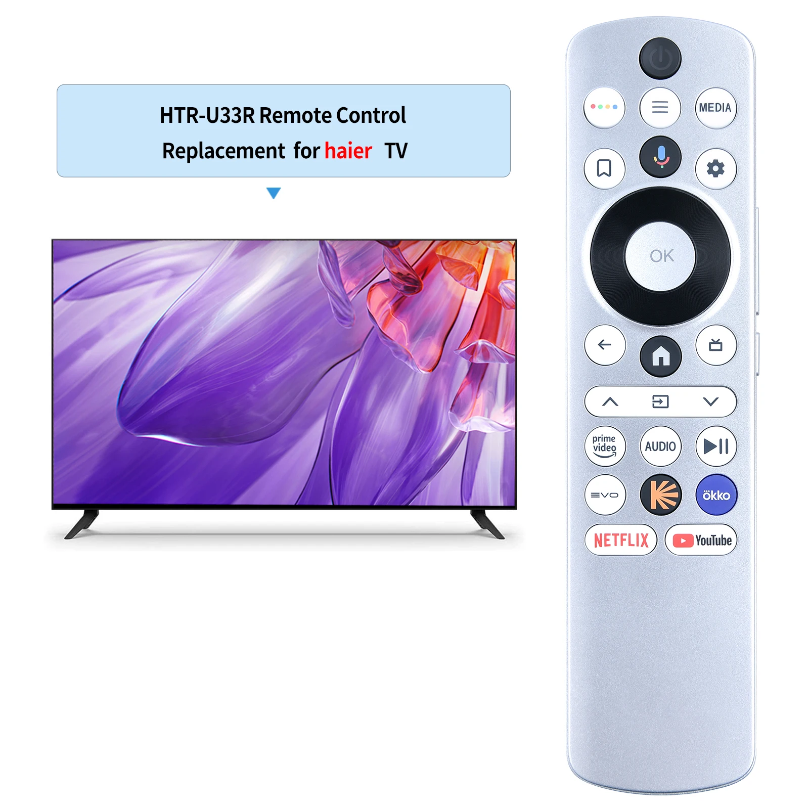 Remote control HTR-U33R for haier TV