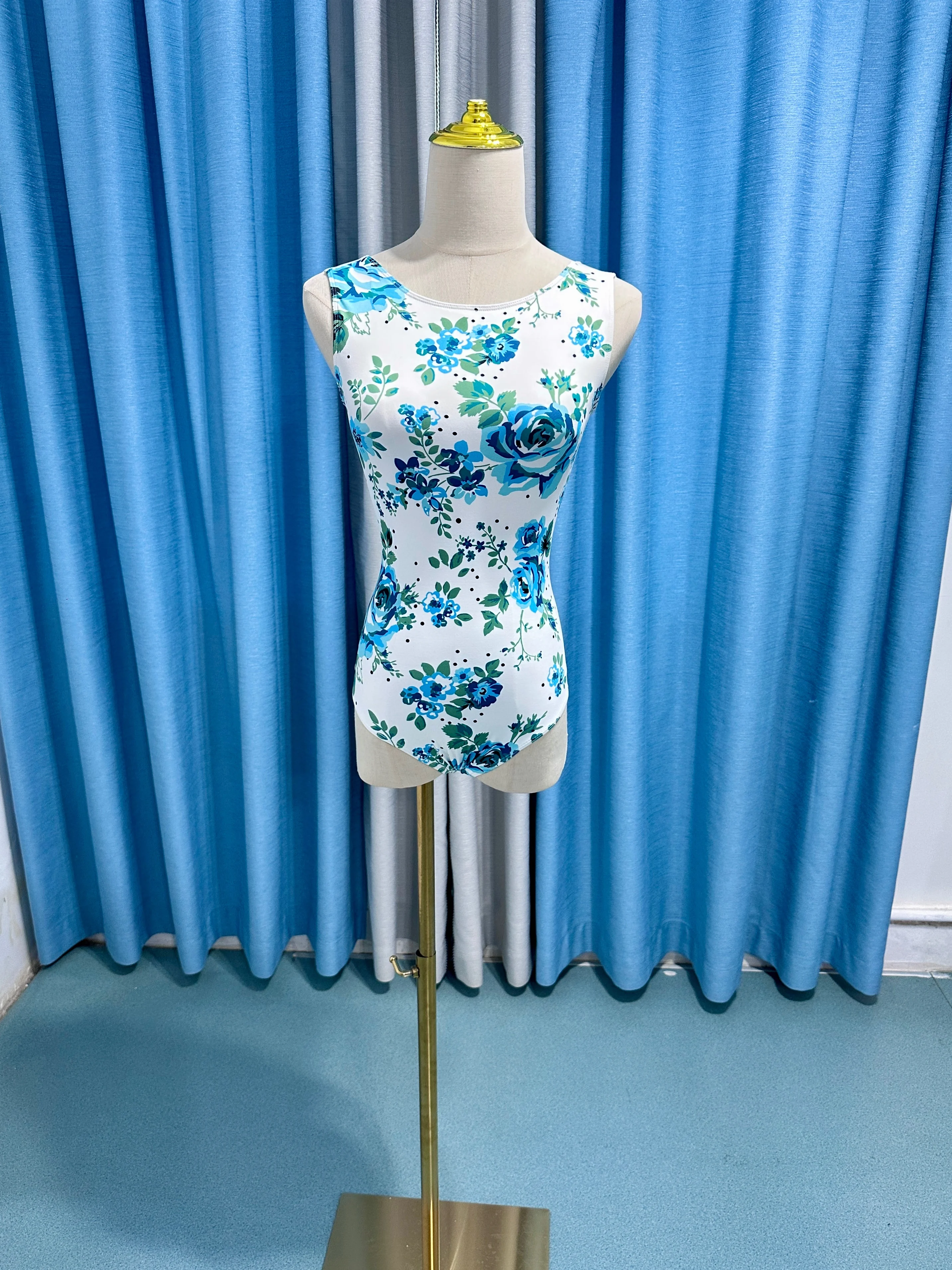 Ballett Tanz Trikot Erwachsene tägliche Praxis Tanz kleidung Frauen Advanced Printing Ballett Trikot elegante Yoga Overall – Detail 11