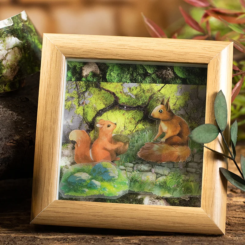 Papel paisagem fita adesiva 1 rolo rural campo de estrada textura fundo fita decoração para casa reparação presentes amigos