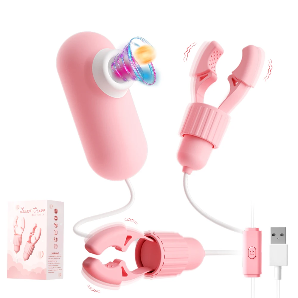 Massager Nipple Wireless Breast​ Stimulation Vacuum Sucker Pussy Clitoris Tongue Licking Masturbator Vibrator Sex Toys For Coupl