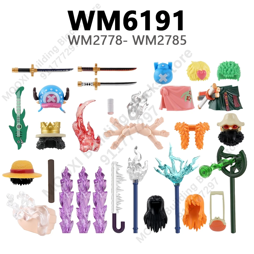 WM6191 DIY Model Gifts Action Figure WM2778 WM2779 WM2780 WM2781 WM2782 WM2783 WM2784 WM2785 Block Accessorie Adult Children Toy