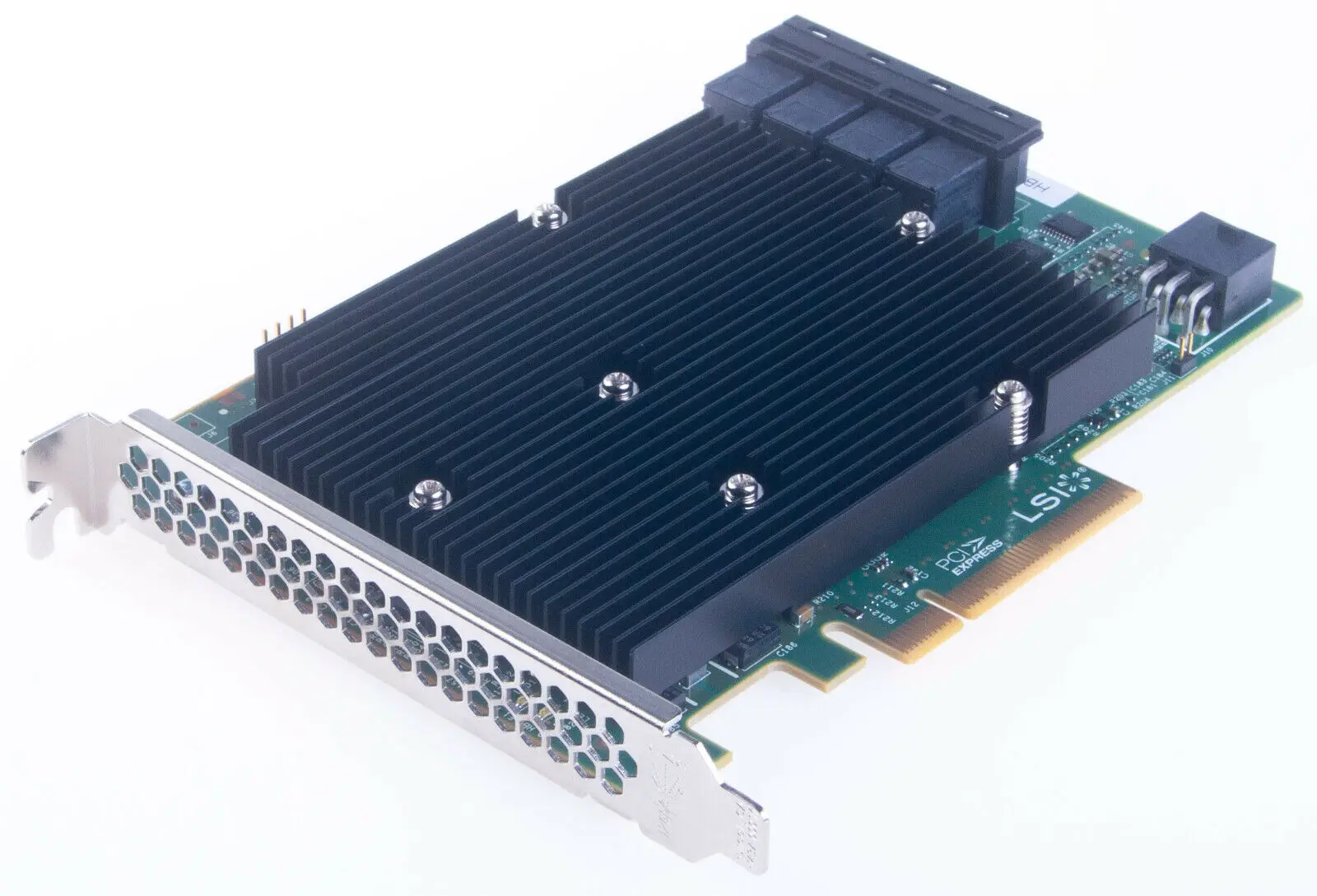 LSI 9300-16i 16포트 LSI00447 12GB/s 호스트 버스 어댑터 03-25600-01B+SFF-8643 케이블