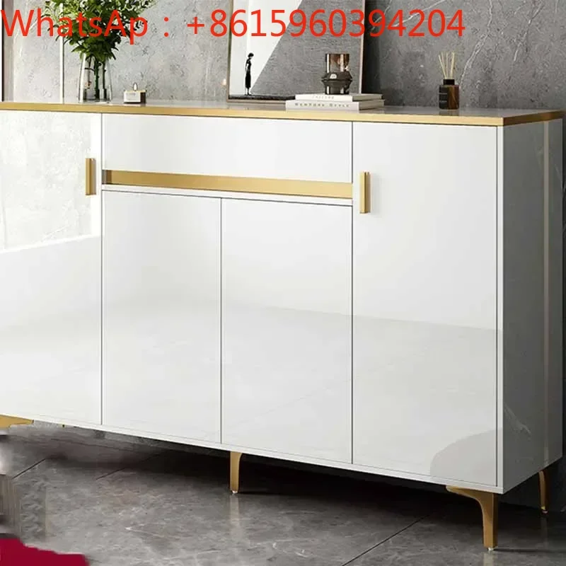 Ultra Thin Free Shipping Shoe Cabinets Modern Waterproof Narrow White Shoe Rack Minimalist Simple Szafki Na Buty Hall Furniture