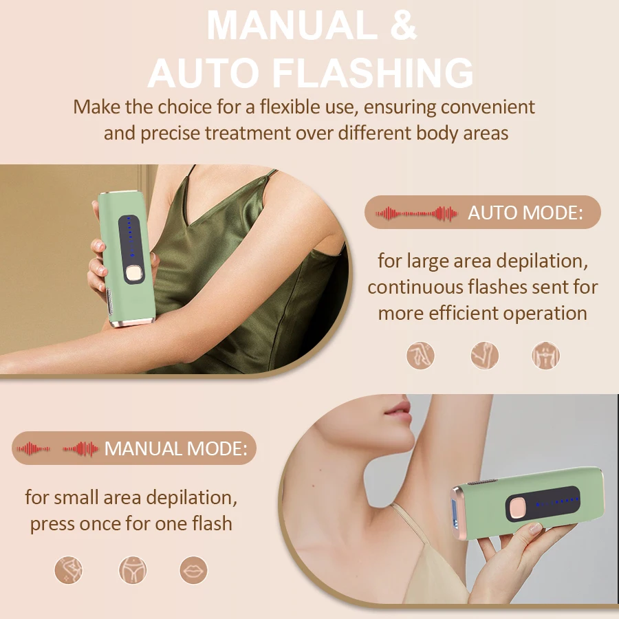 3in1 Laser Epilator 999999 Flash Rejuvenation Acne Reduce Auto Flash Painless Permanent At Home IPL Hair Removal for Women Men