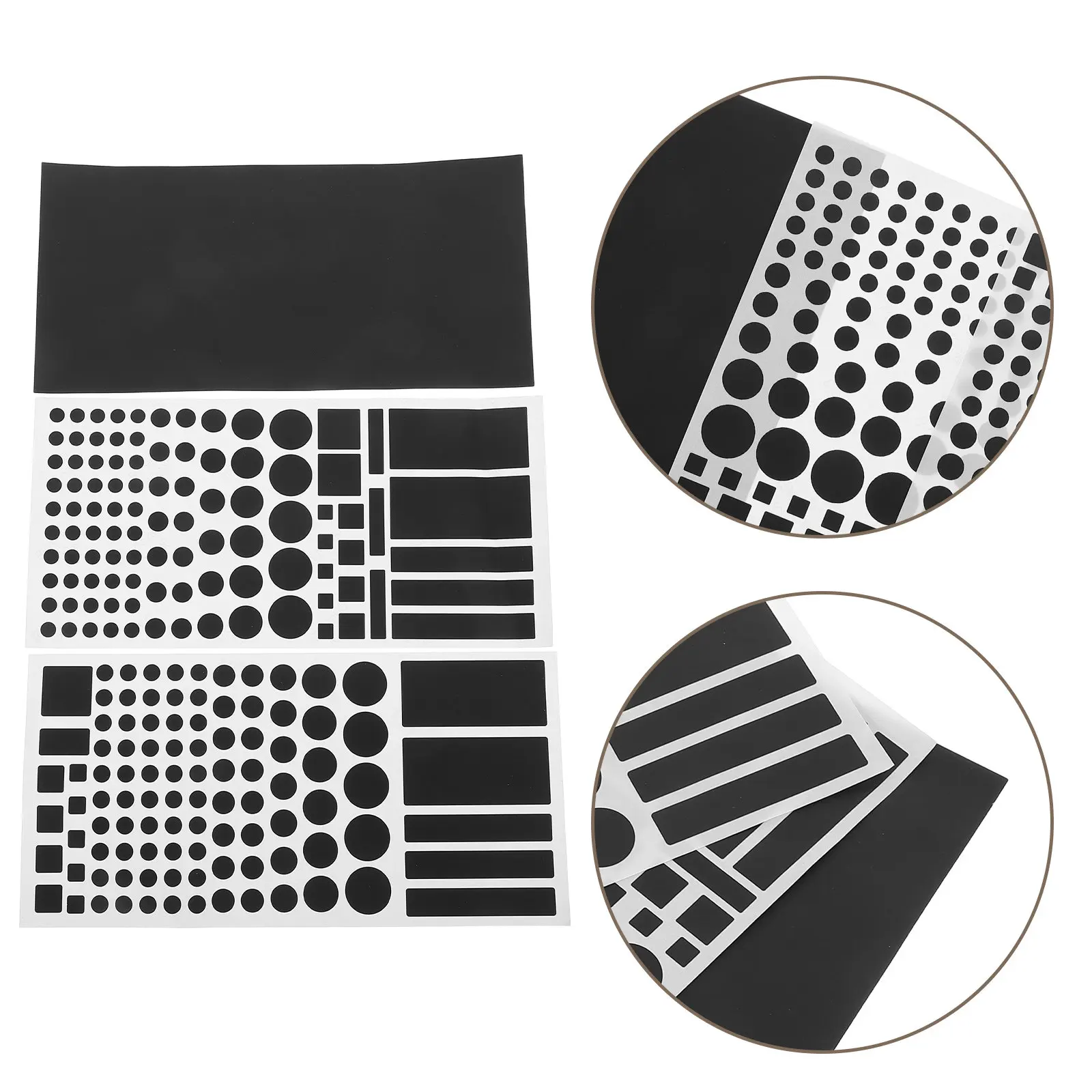 201Pcs Light Blocking Stickers Self Adhesive LED Light Dimming Sheets for Electronics TV Router Appliance Indicator Lights