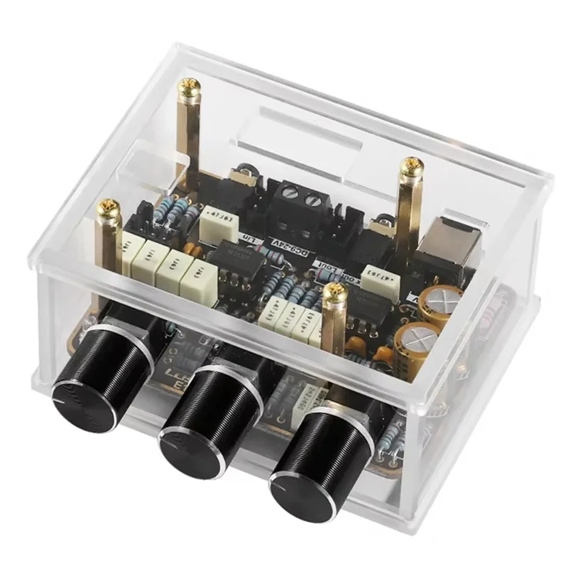 A72T Preamlifier Tone Board Active Filter Amplifier Mini For Home Theater Adjustment Volume Control