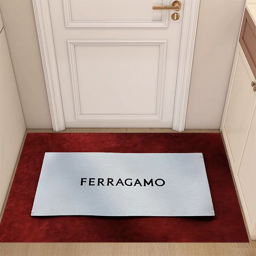 Ferragamos Entrance Door Mat Outdoor House Entrance Mat Kitchen Mats for Floor Modern Home Decoration Accessories Hallway Carpet